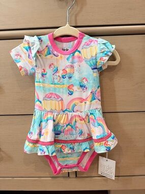 Birdie Bean Twirl Bodysuit, 3-6 months, NWT
